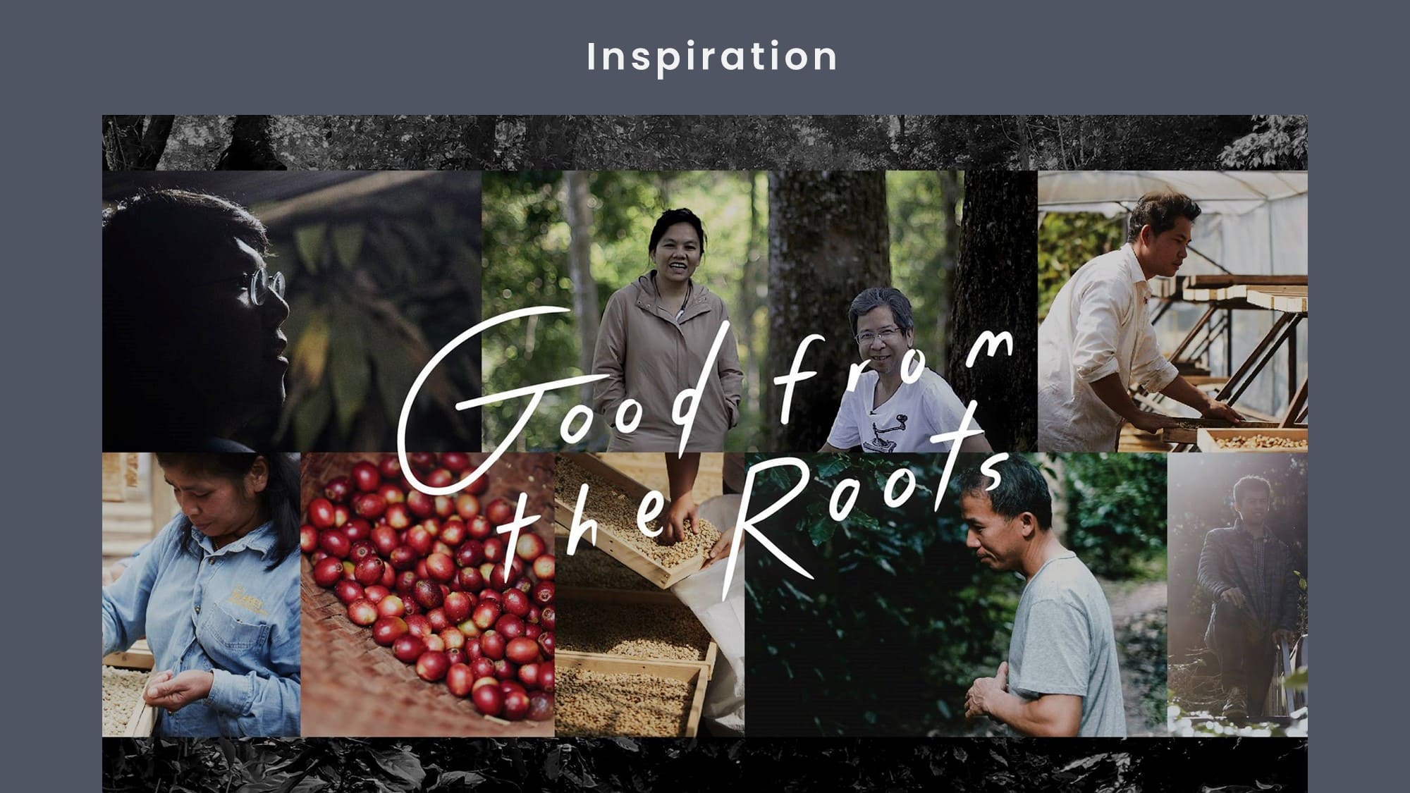 Portfolios Website Landing Page The Coffee - UI Wireframe B2B2C Concept Inspiration by Kanchita Varitthinanon
